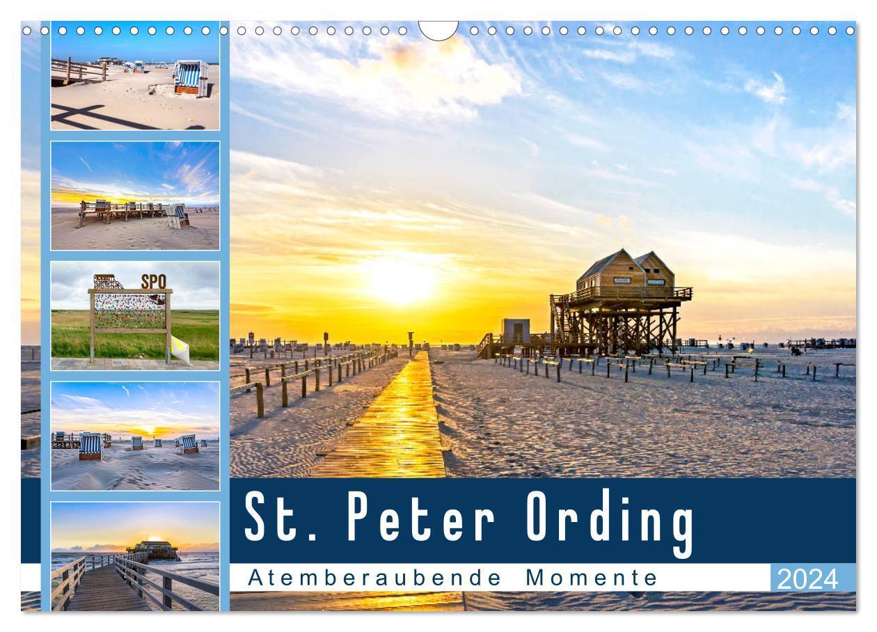 Cover: 9783675452398 | St. Peter Ording - Atemberaubende Momente (Wandkalender 2024 DIN A3...