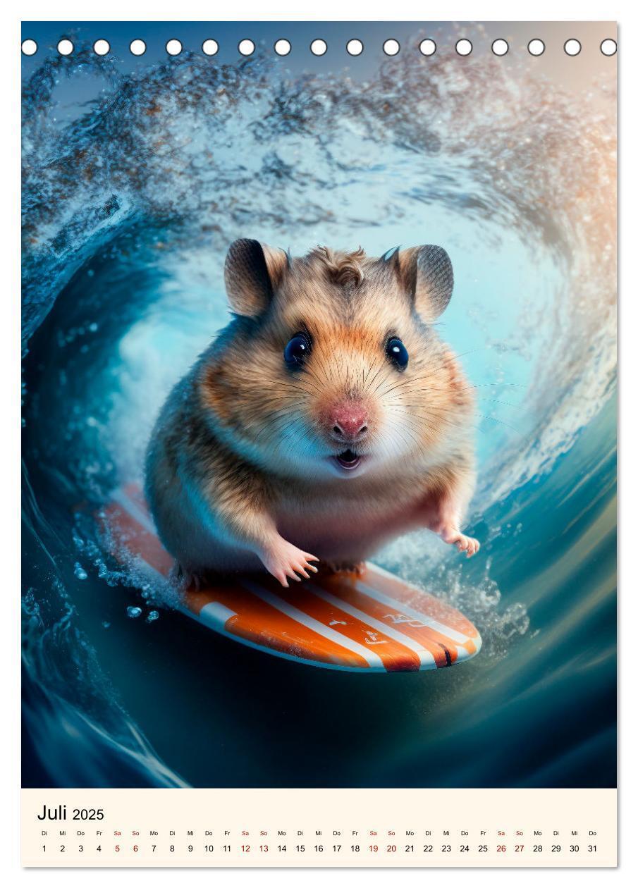 Bild: 9783435885084 | Was für ein Hamster (Tischkalender 2025 DIN A5 hoch), CALVENDO...