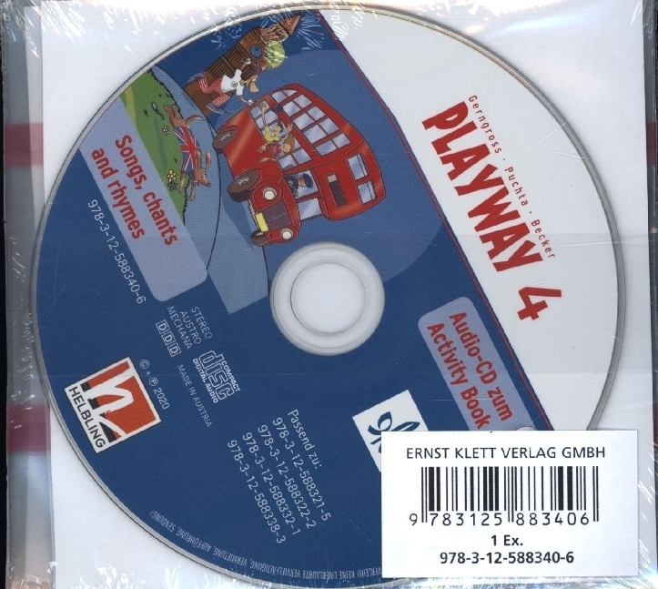 Cover: 9783125883406 | Playway 4. Ab Klasse 3. Schüler Audio CD (5er-P) Klasse 4 | Audio-CD