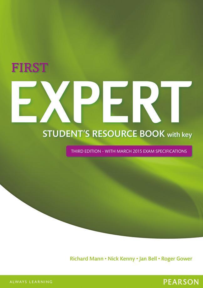 Cover: 9781447980629 | Expert First 3rd Edition Student's Resource Book with Key | Nick Kenny