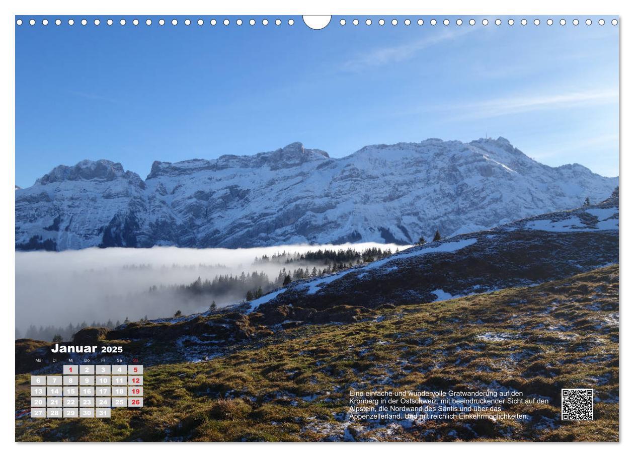 Bild: 9783435117390 | Wandern in den Alpen (Wandkalender 2025 DIN A3 quer), CALVENDO...