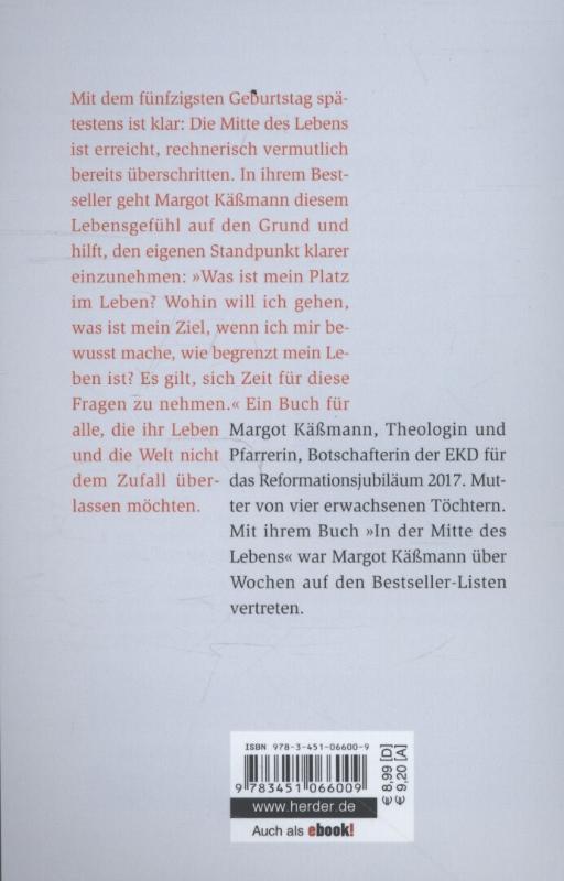 Rückseite: 9783451066009 | In der Mitte des Lebens | Margot Käßmann | Taschenbuch | 160 S. | 2013