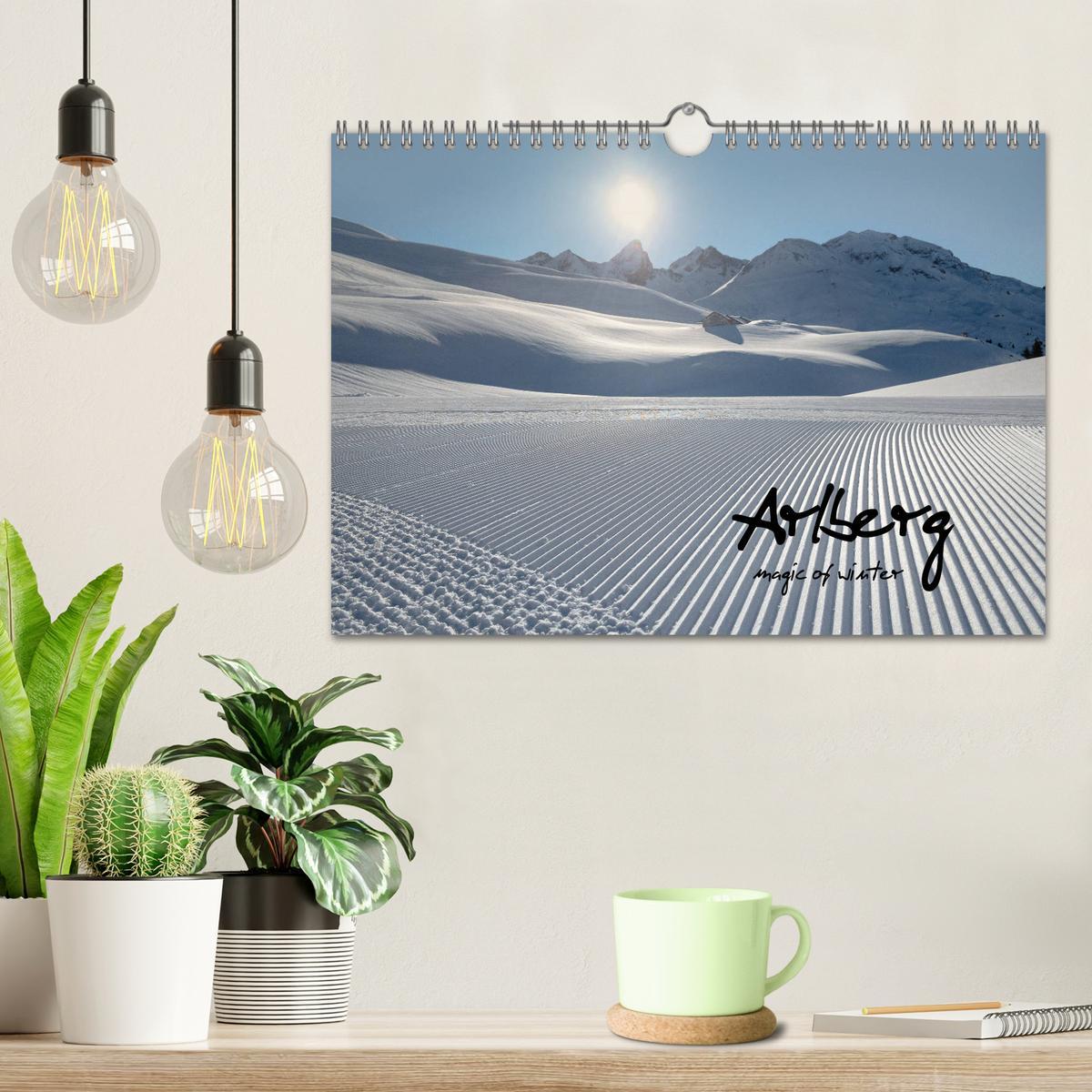 Bild: 9783435233229 | Arlberg - magic of winter (Wandkalender 2025 DIN A4 quer), CALVENDO...