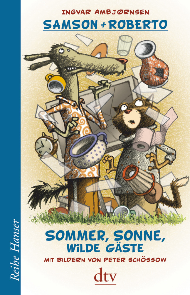 Cover: 9783423640503 | Samson und Roberto Sommer, Sonne, wilde Gäste | Ingvar Ambjørnsen