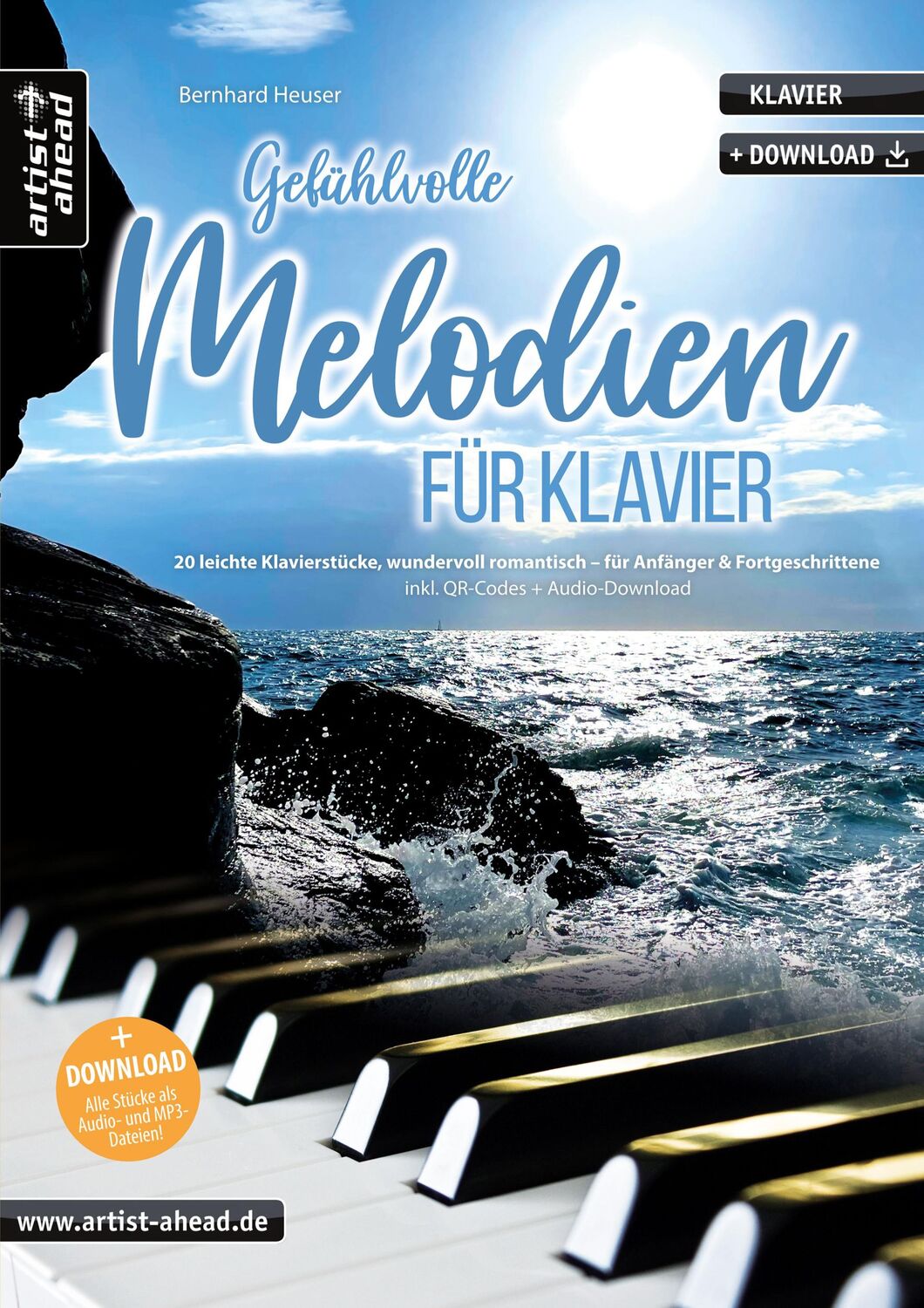 Cover: 9783866422230 | Gefühlvolle Melodien für Klavier | Bernhard Heuser | Broschüre | 52 S.