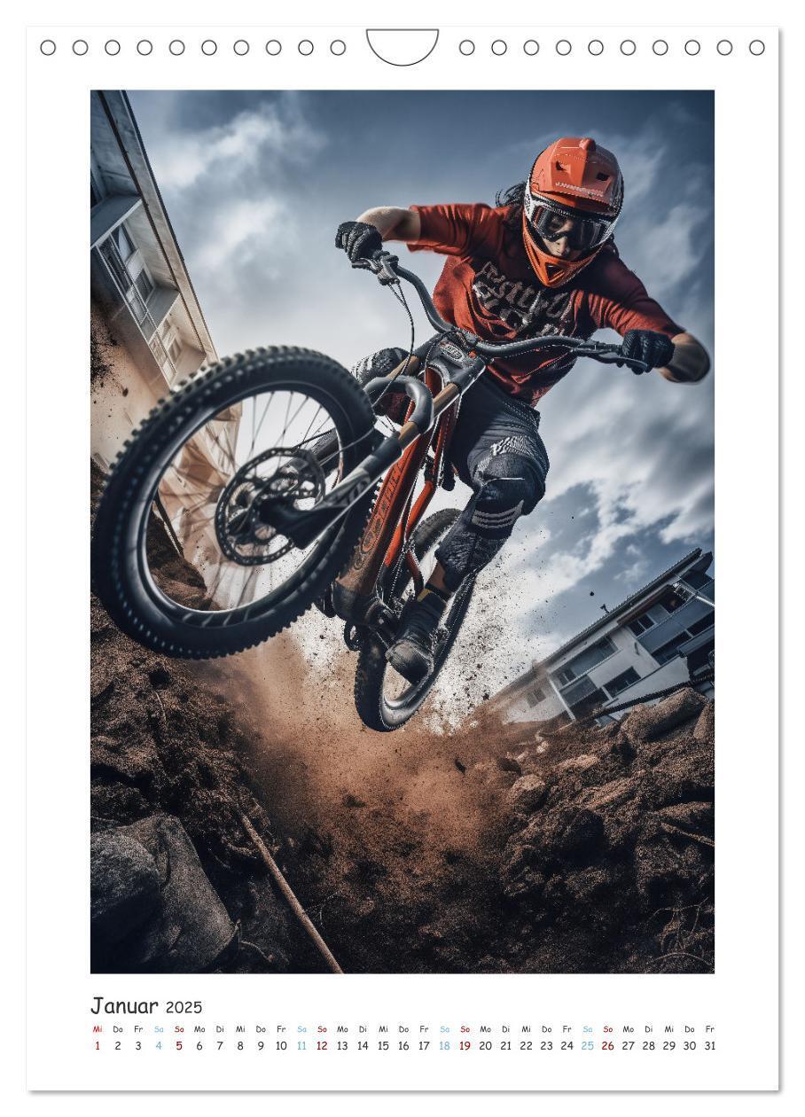 Bild: 9783383775376 | BMX Action (Wandkalender 2025 DIN A4 hoch), CALVENDO Monatskalender