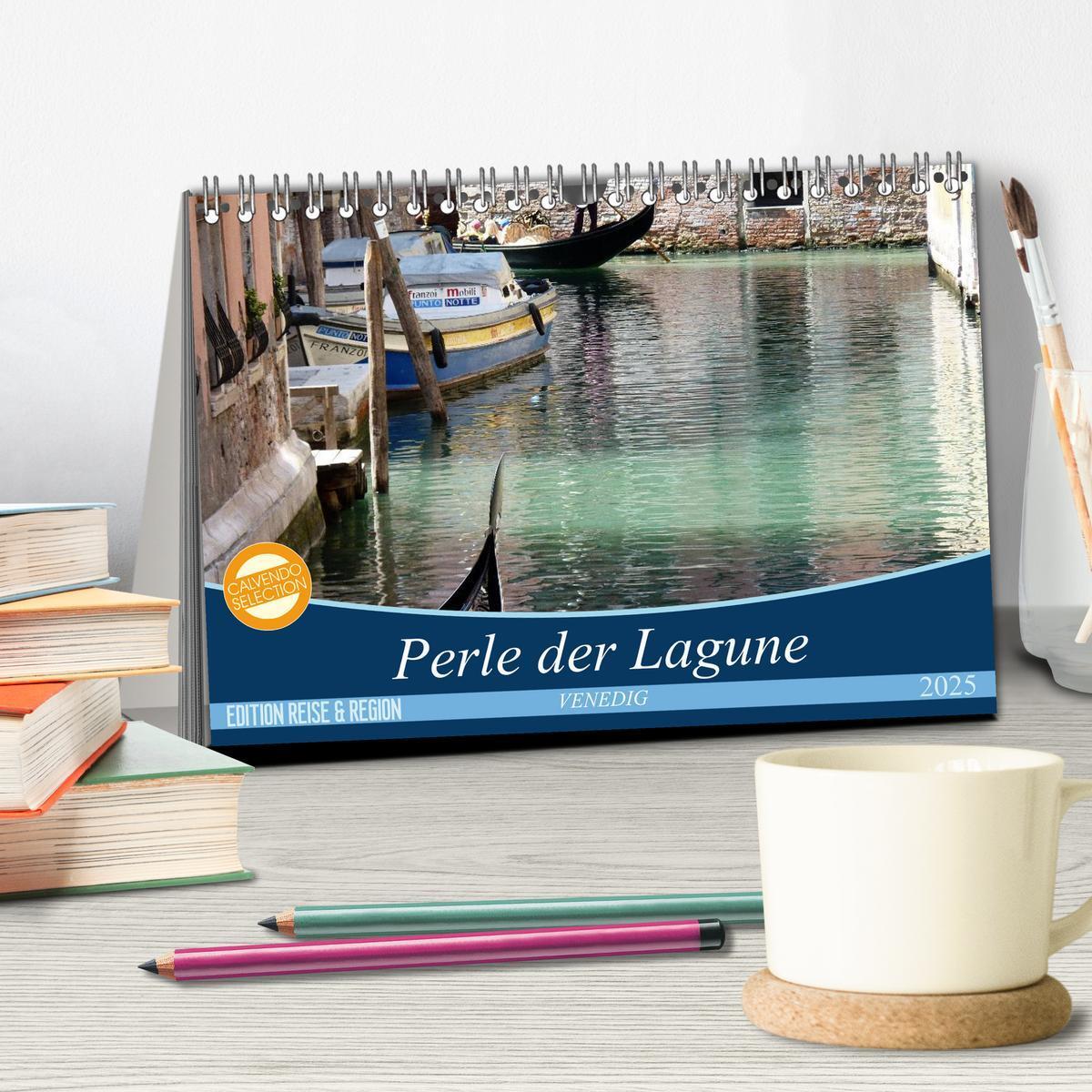 Bild: 9783435712229 | VENEDIG - Perle der Lagune (Tischkalender 2025 DIN A5 quer),...