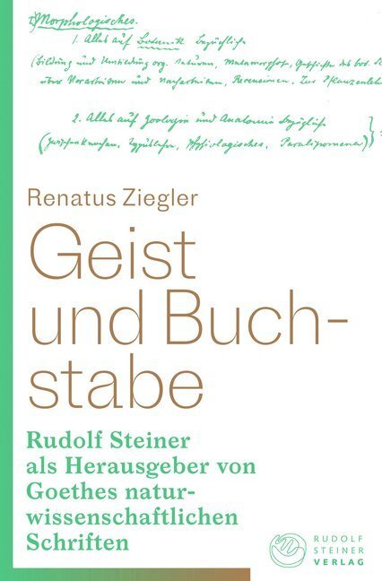 Cover: 9783727453342 | Geist und Buchstabe | Renatus Ziegler | Buch | 408 S. | Deutsch | 2018