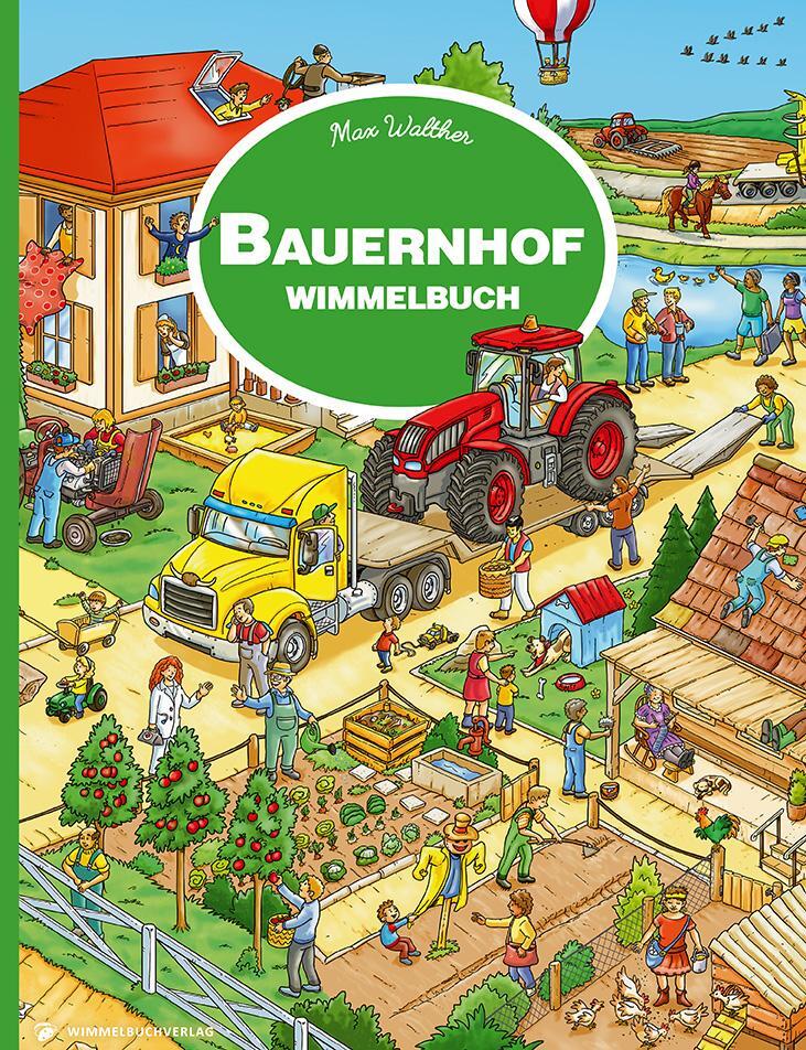 Cover: 9783947188147 | Bauernhof Wimmelbuch | Kinderbücher ab 3 Jahre - Bilderbuch | Buch