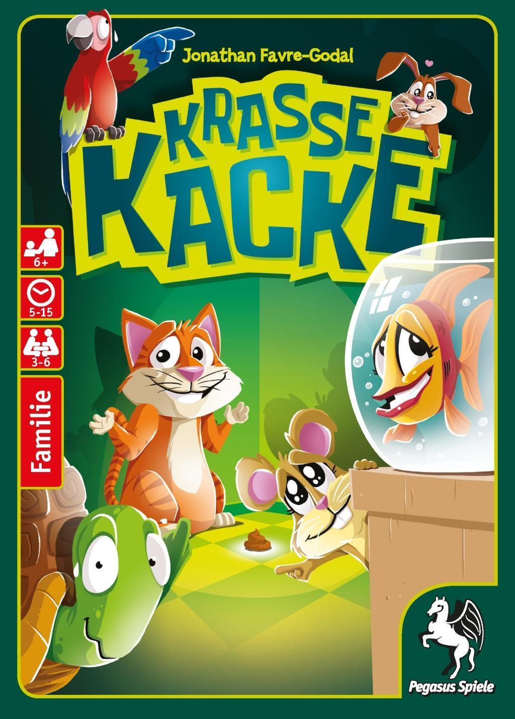 Cover: 4250231715341 | Krasse Kacke | Spiel | Deutsch | 2018 | Pegasus | EAN 4250231715341