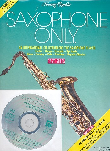 Cover: 9783309008328 | Saxophone only vol.2 (+CD) international collection for the...