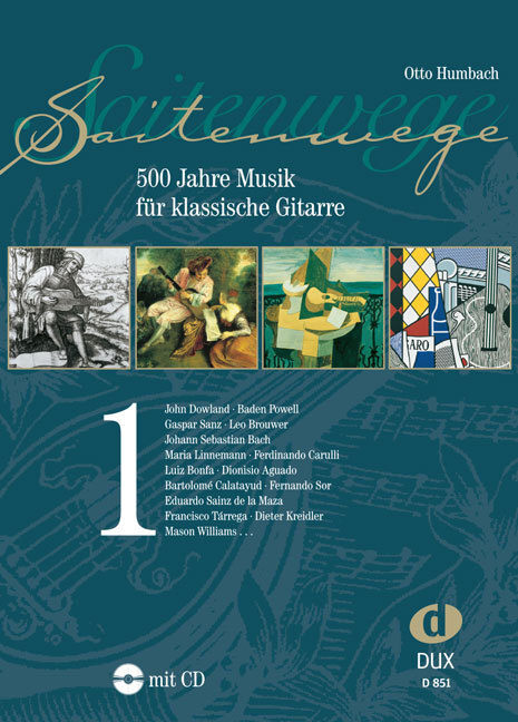Cover: 4031658008519 | Saitenwege, für Gitarre, mit Audio-CD. Bd.1 | Edition Dux