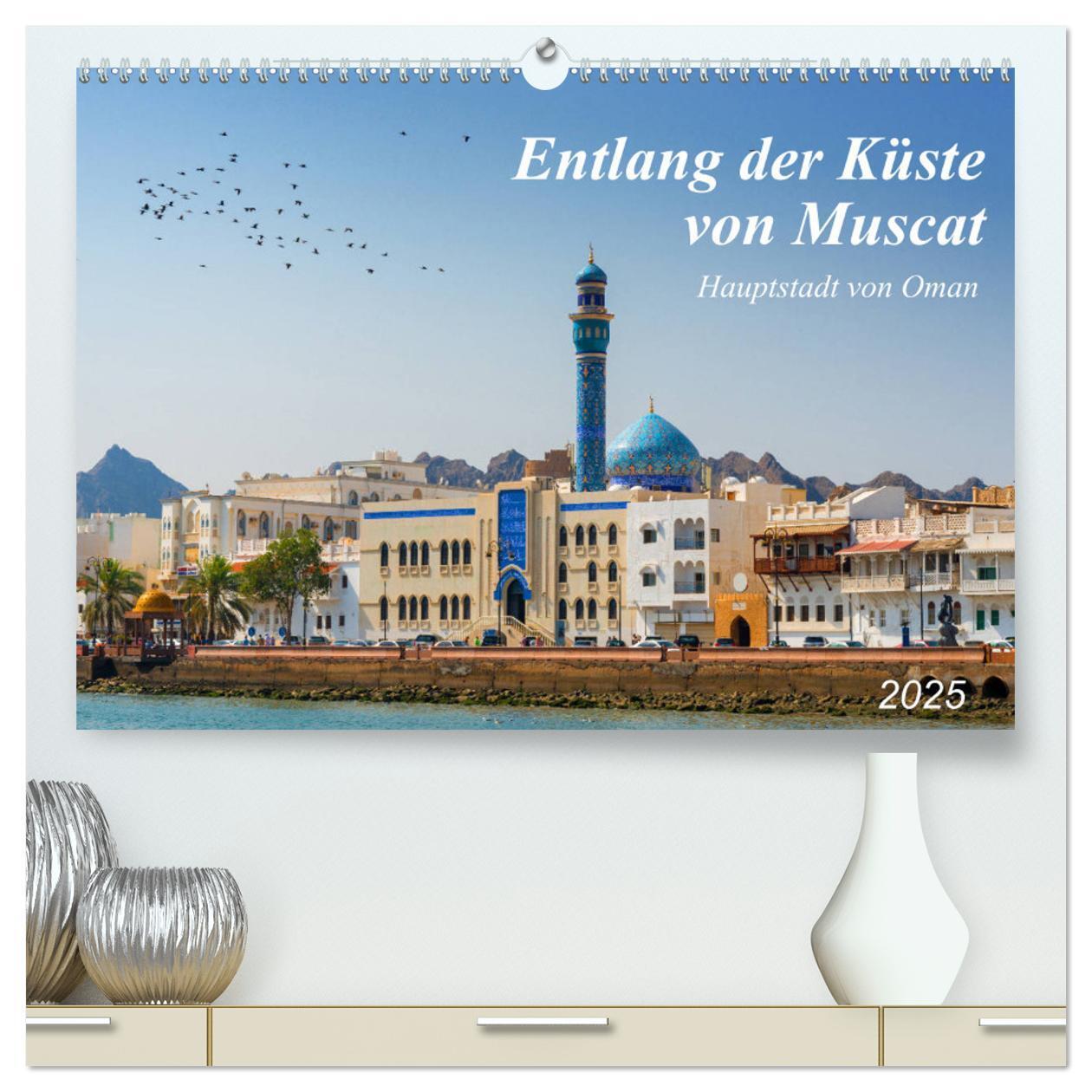 Cover: 9783435125579 | Entlang der Küste von Muscat (hochwertiger Premium Wandkalender...