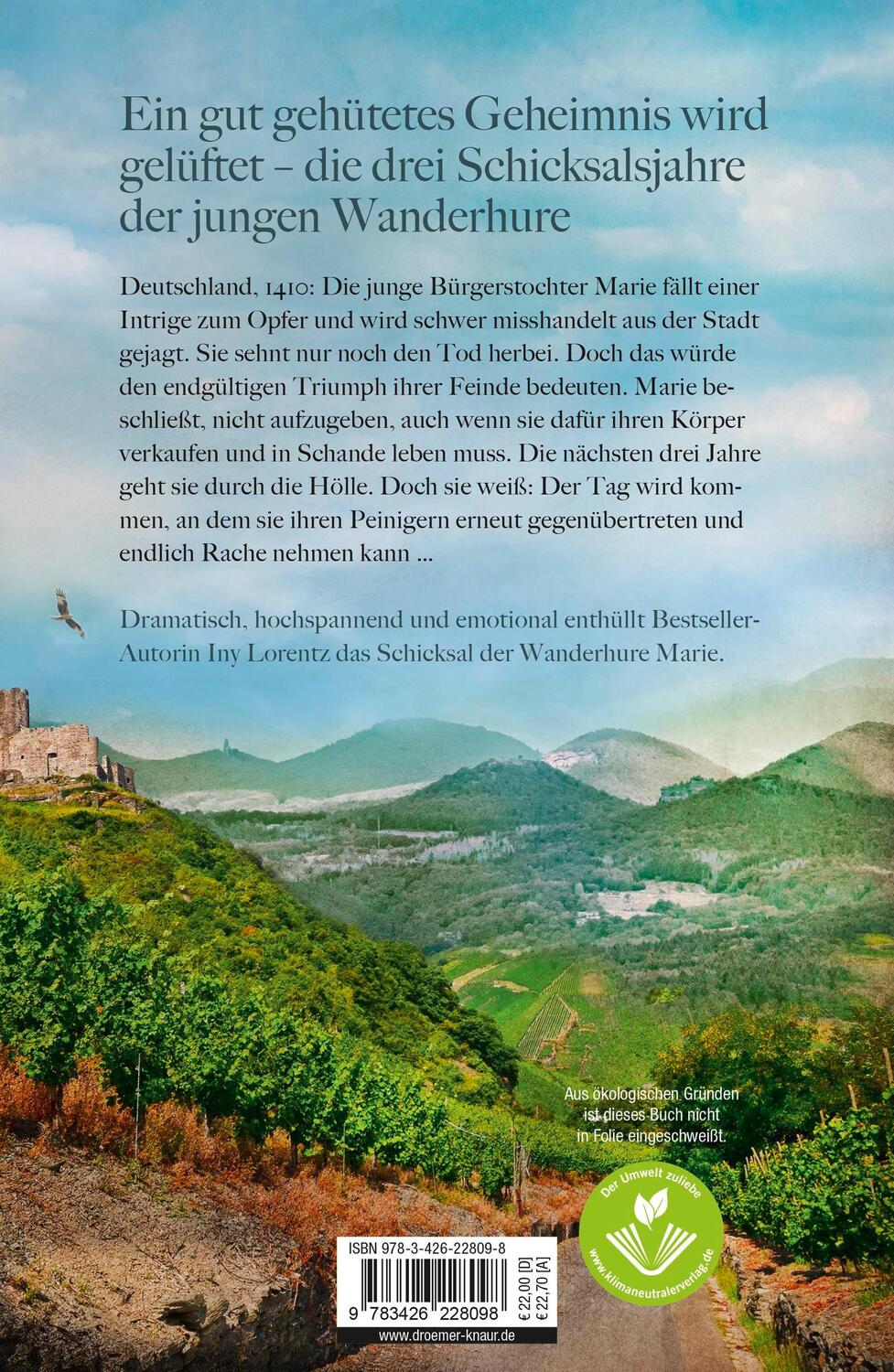 Rückseite: 9783426228098 | Die junge Wanderhure | Iny Lorentz | Buch | Die Wanderhuren-Reihe