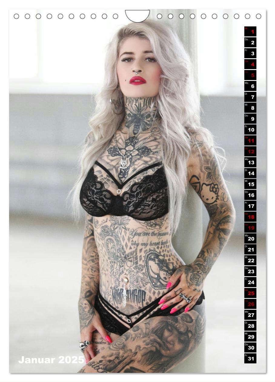 Bild: 9783435928354 | Beauty Tattoo 2025 (Wandkalender 2025 DIN A4 hoch), CALVENDO...