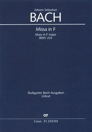 Cover: 9790007085711 | Missa in F (Klavierauszug) | Johann Sebastian Bach | Buch | 52 S.