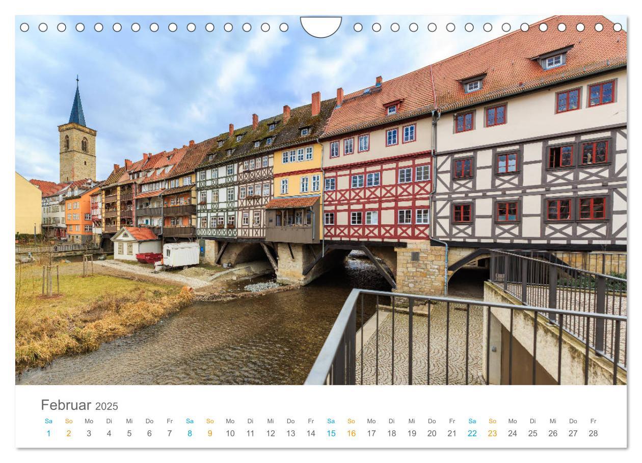 Bild: 9783435321599 | Erfurt - Stadt der Türme (Wandkalender 2025 DIN A4 quer), CALVENDO...