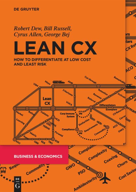 Cover: 9783110683684 | Lean CX | How to Differentiate at Low Cost and Least Risk | Buch | XXX