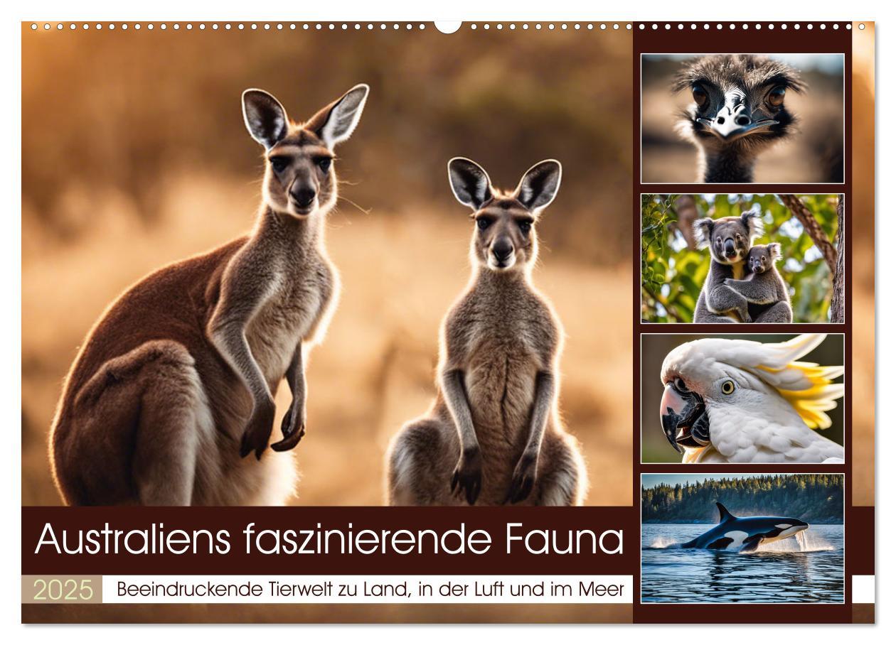 Cover: 9783435718962 | Australiens faszinierende Fauna (Wandkalender 2025 DIN A2 quer),...