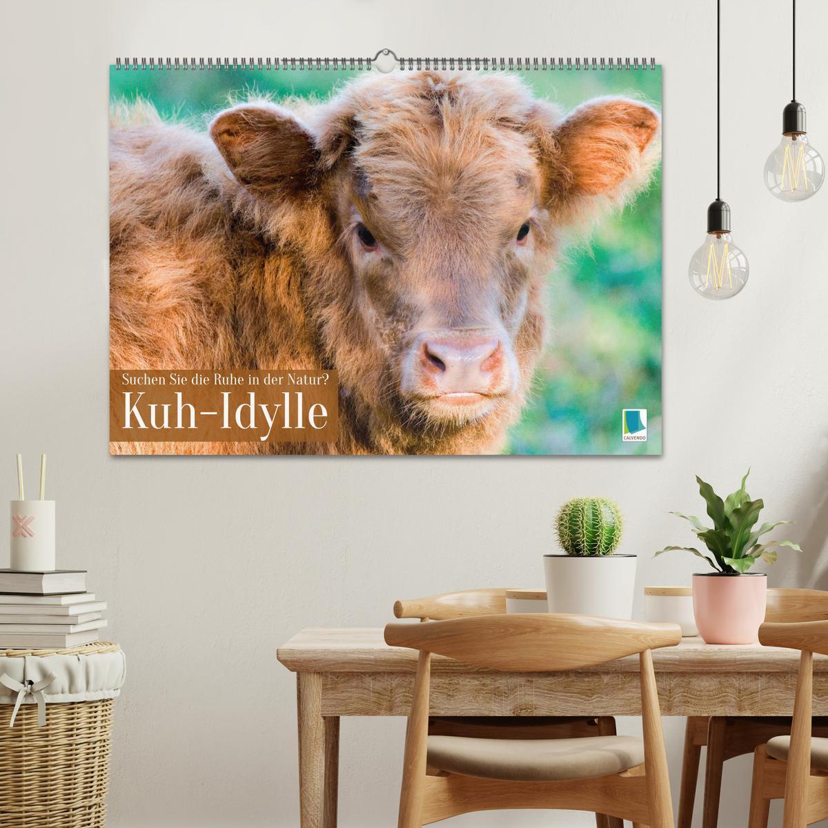 Bild: 9783457197851 | Kuh-Idylle: Suchen Sie die Ruhe in der Natur? (Wandkalender 2025...