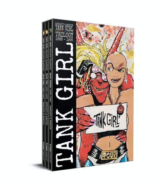 Cover: 9781787739468 | Tank Girl: Color Classics Trilogy (1988-1995) Boxed Set (Graphic...