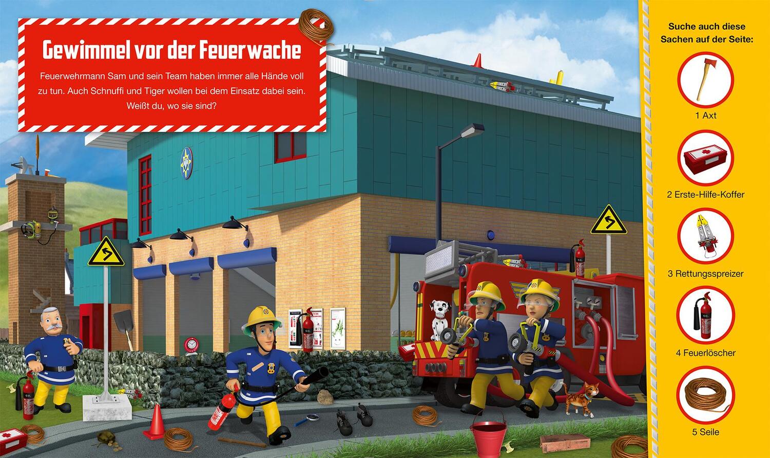 Bild: 9783833236068 | Feuerwehrmann Sam: Mein Wimmel-Suchbuch mit Feuerwehrmann Sam | Buch