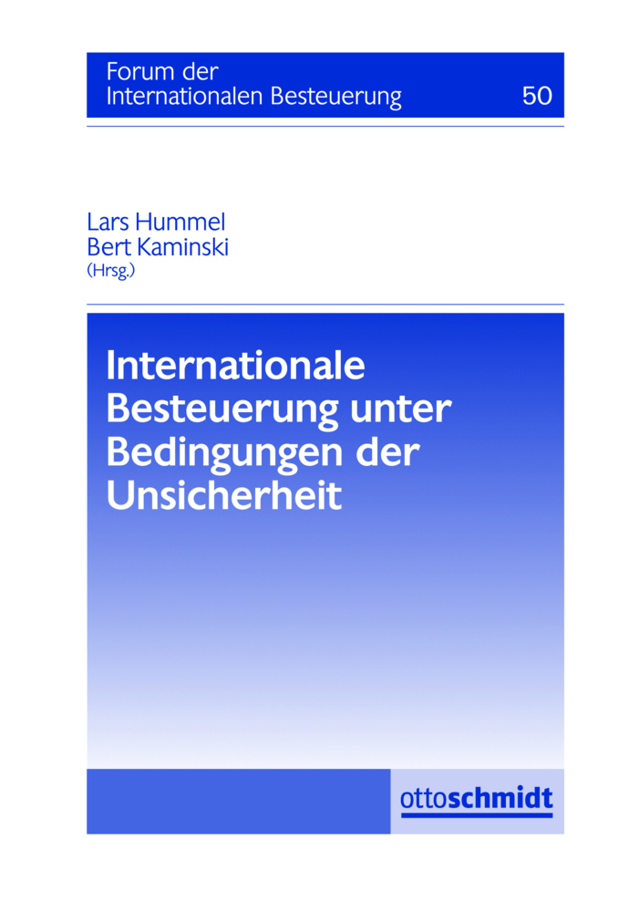 Cover: 9783504615505 | Internationale Besteuerung unter Bedingungen der Unsicherheit | Buch