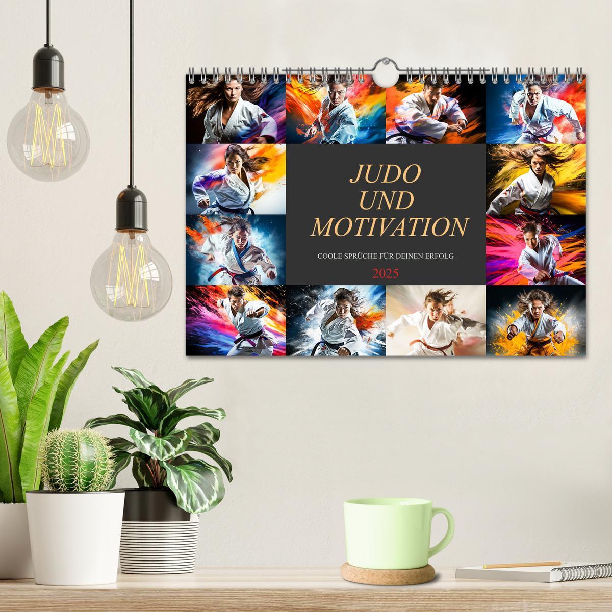 Bild: 9783383845895 | Judo und Motivation (Wandkalender 2025 DIN A4 quer), CALVENDO...