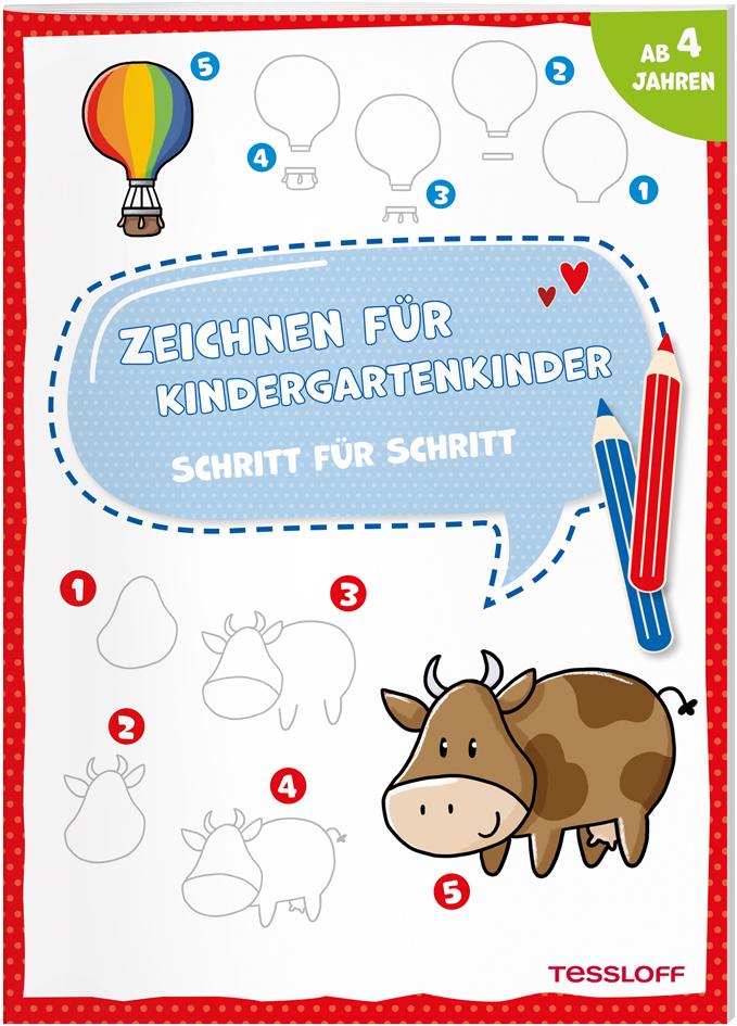 Cover: 9783788644918 | Zeichnen für Kindergartenkinder. Schritt für Schritt | Schwendemann