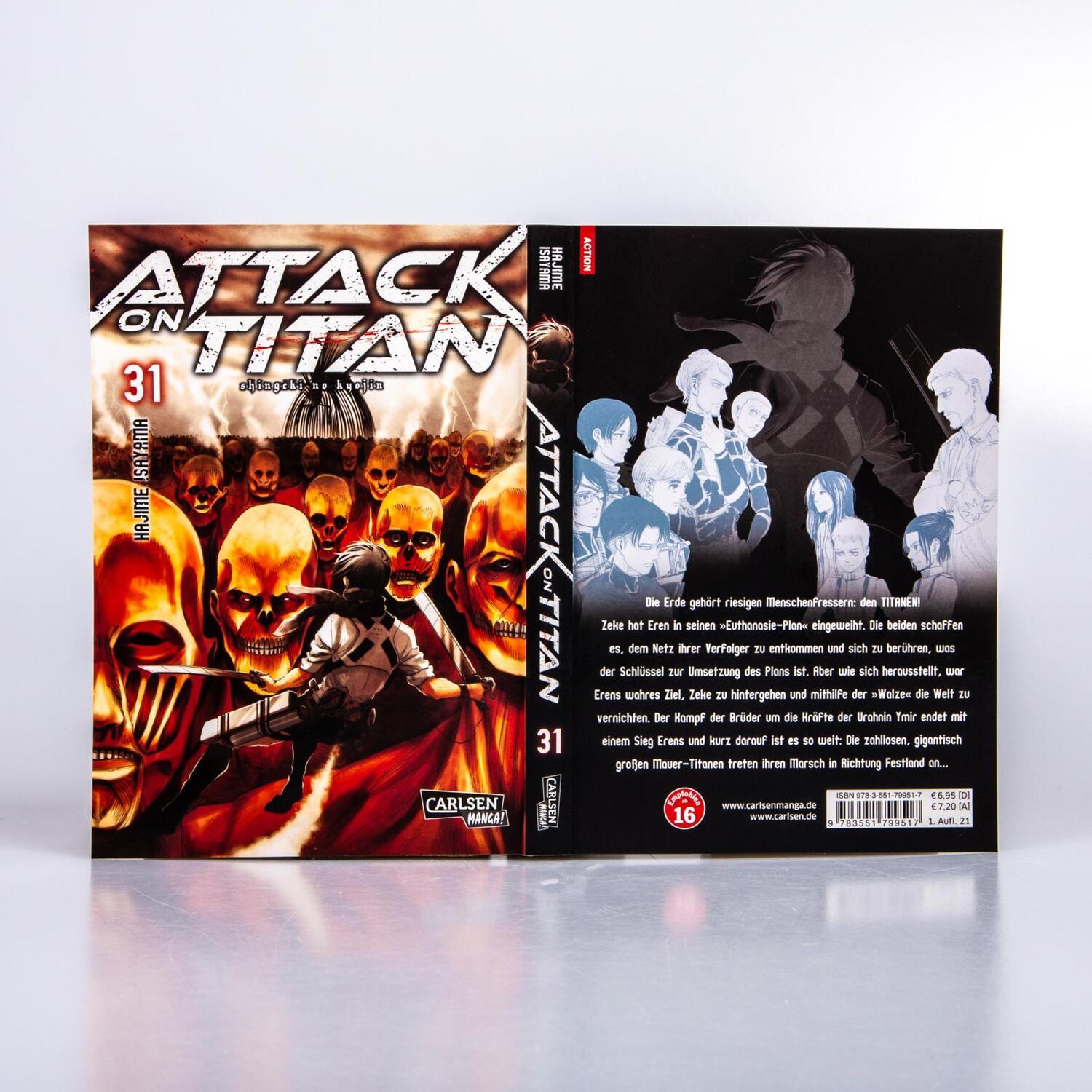 Bild: 9783551799517 | Attack on Titan 31 | Hajime Isayama | Taschenbuch | Attack on Titan