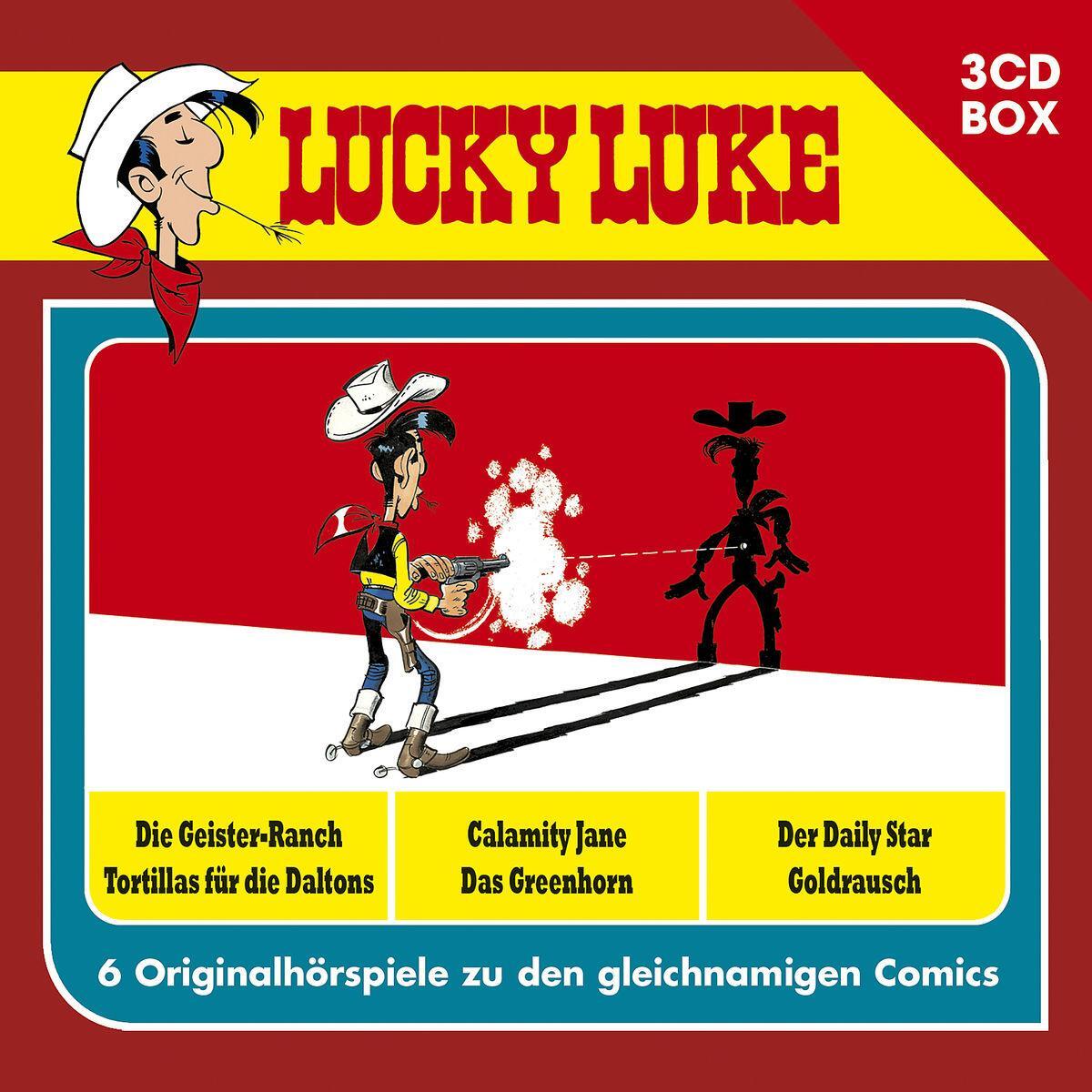 Cover: 602577170676 | Lucky Luke - Hörspielbox Vol. 1 | Audio-CD | 3 Audio-CDs | Deutsch
