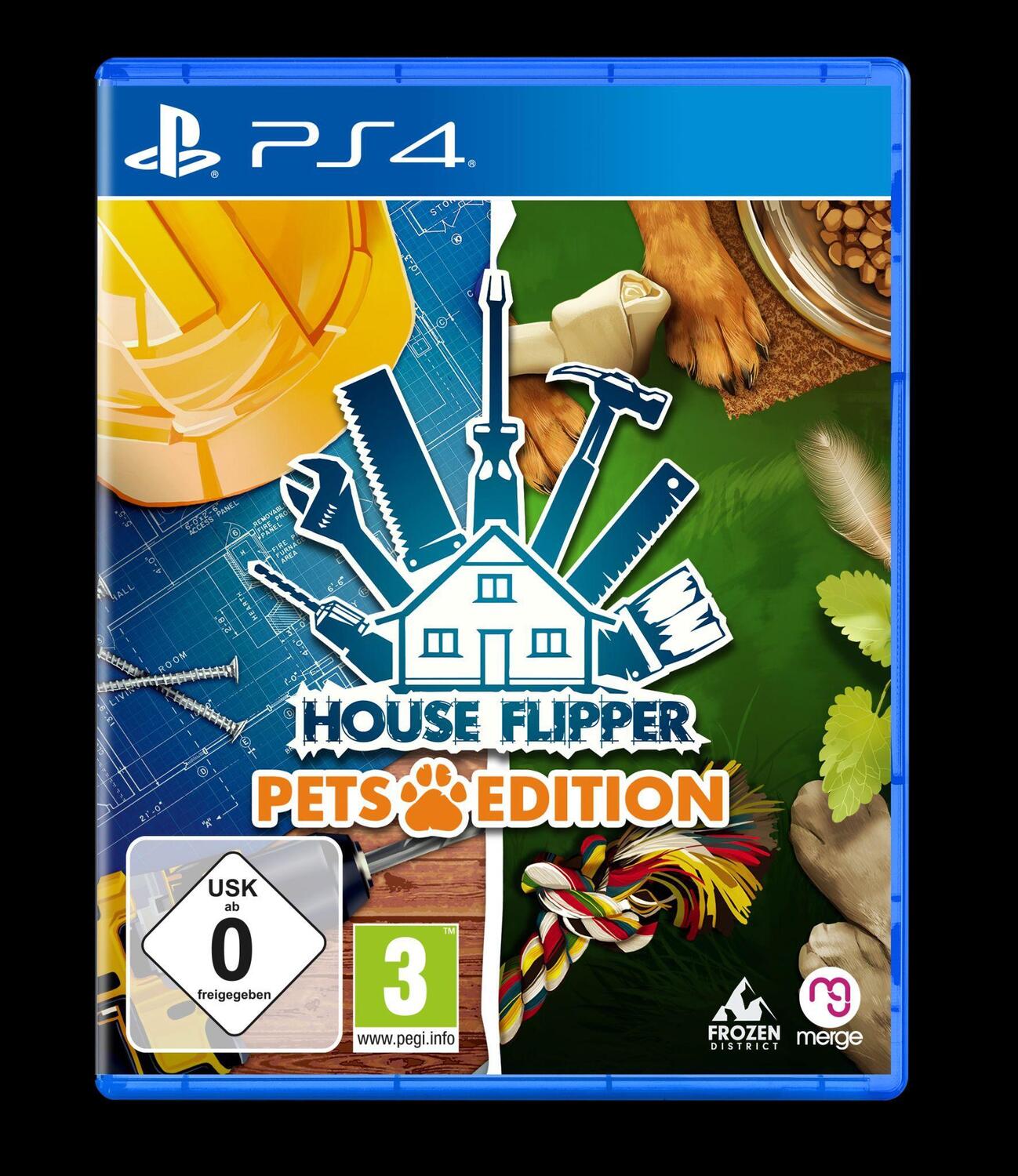 Cover: 5060264378555 | House Flipper - Pets Edition (PlayStation PS4) | Blu-ray Disc | 2023