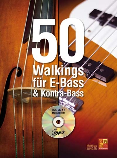 Cover: 3555111302675 | 50 Walkings For E-Bass | Buch + CD | Play Music Germany
