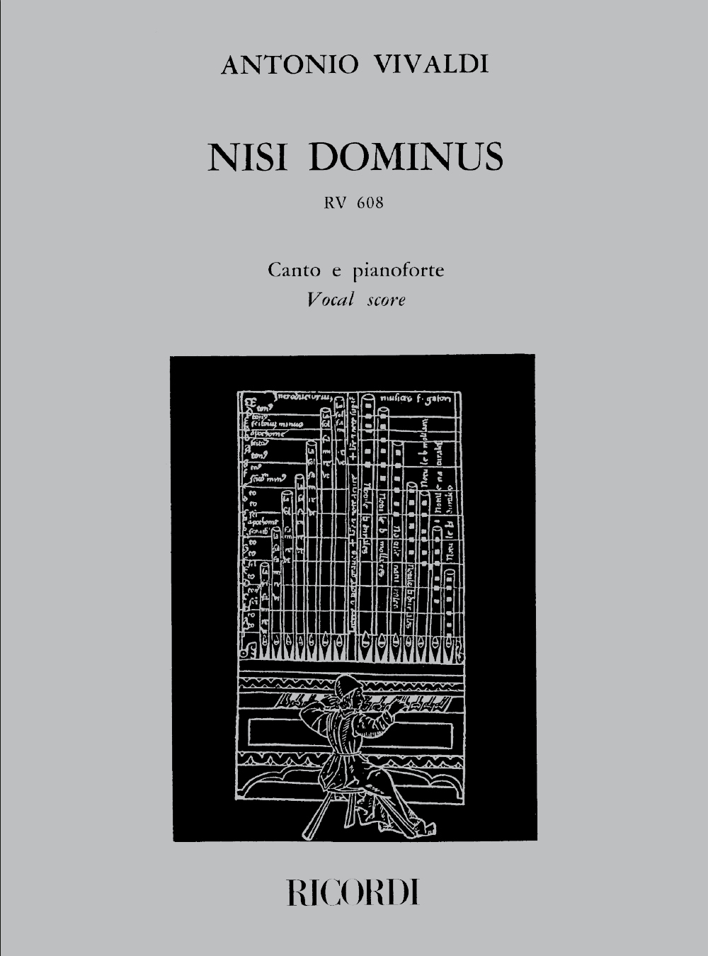 Cover: 9790041316789 | Nisi Dominus (Psalm 126) (RV 608) | Vocal Score | Antonio Vivaldi
