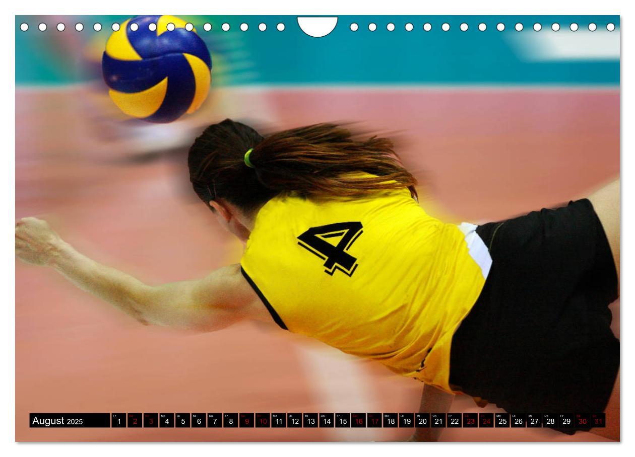 Bild: 9783435420346 | Volleyball Action (Wandkalender 2025 DIN A4 quer), CALVENDO...