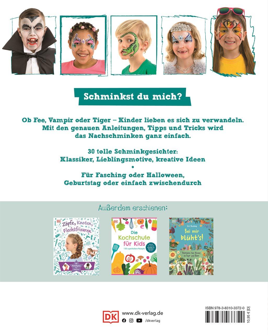 Rückseite: 9783831033720 | Kinderschminken leicht gemacht | Karen Harvey | Buch | 64 S. | Deutsch