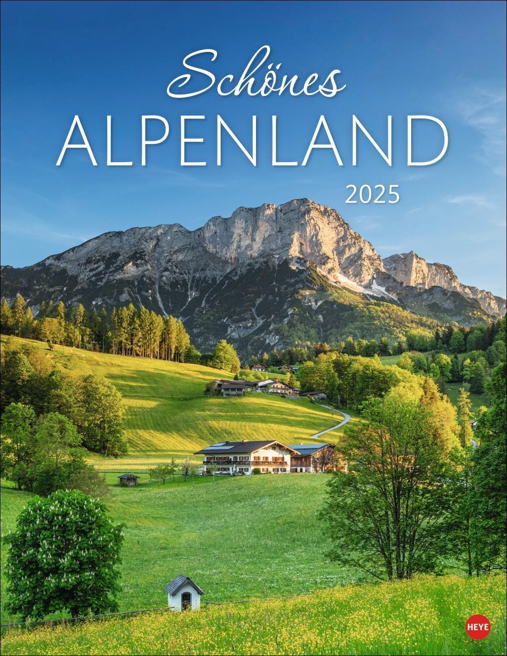 Cover: 9783756405251 | Schönes Alpenland Posterkalender 2025 | Heye | Kalender | 14 S. | 2025