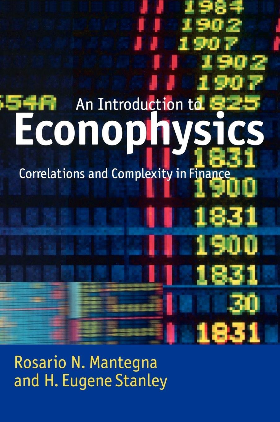 Cover: 9780521620086 | Introduction to Econophysics | Correlations and Complexity in Finance