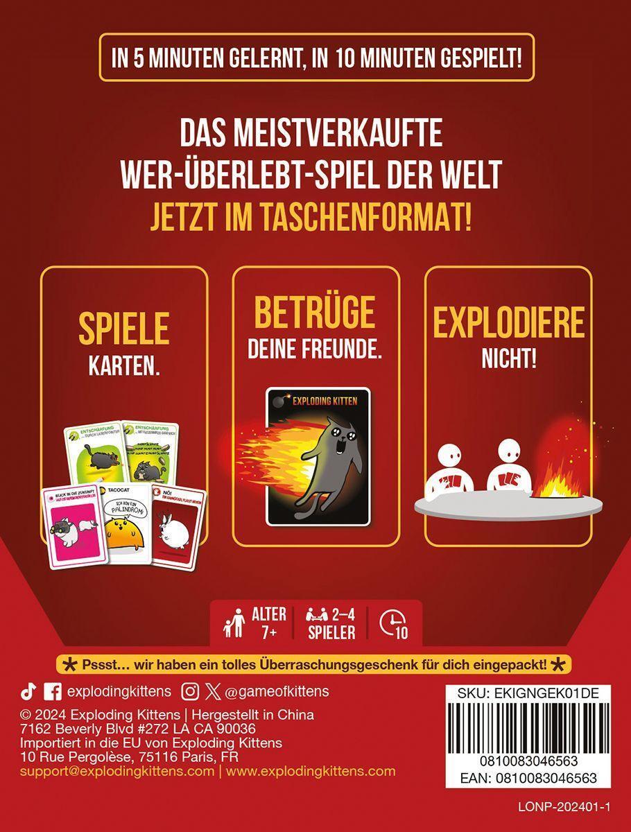 Bild: 810083046563 | Exploding Kittens: Grab &amp; Game | Matthew Inman (u. a.) | Spiel | 2024