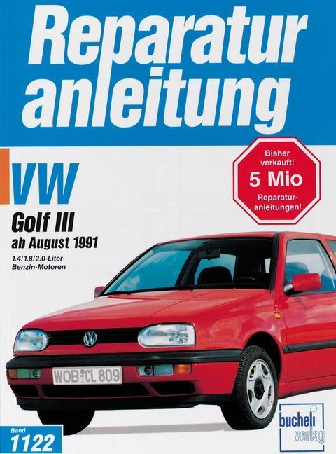 Cover: 9783716818350 | VW Golf III ab August 1991 | Taschenbuch | Reparaturanleitungen | 2002