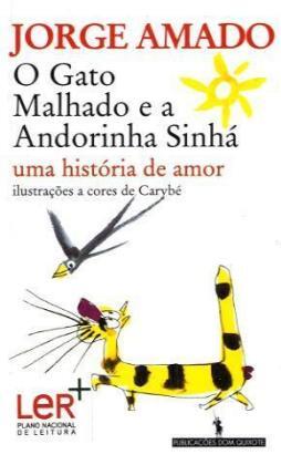 Cover: 9789722020244 | O Gato Malhado e a Andorinha Sinha | Uma história de amor | Amado