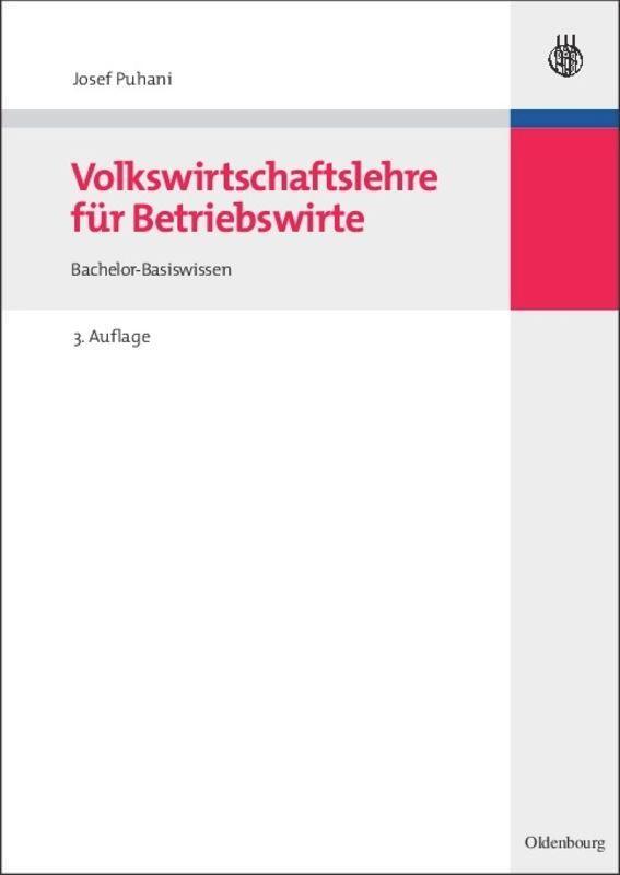Cover: 9783486591040 | Volkswirtschaftslehre für Betriebswirte | Bachelor-Basiswissen | Buch