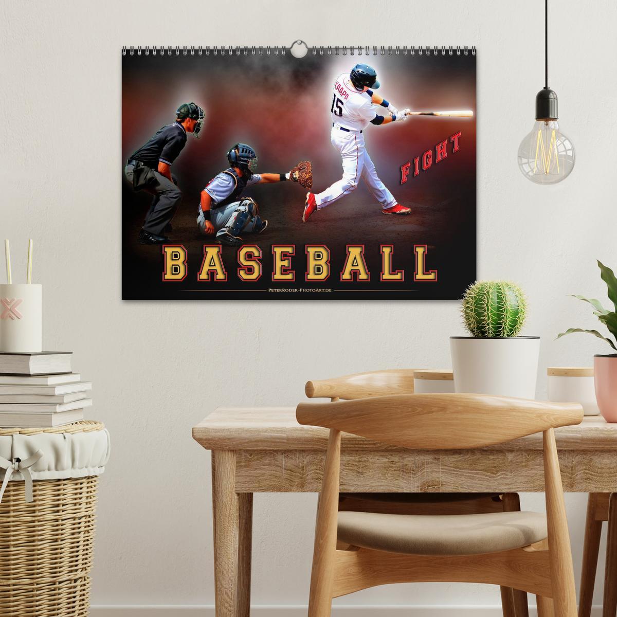 Bild: 9783435365401 | Baseball - Fight (Wandkalender 2025 DIN A3 quer), CALVENDO...