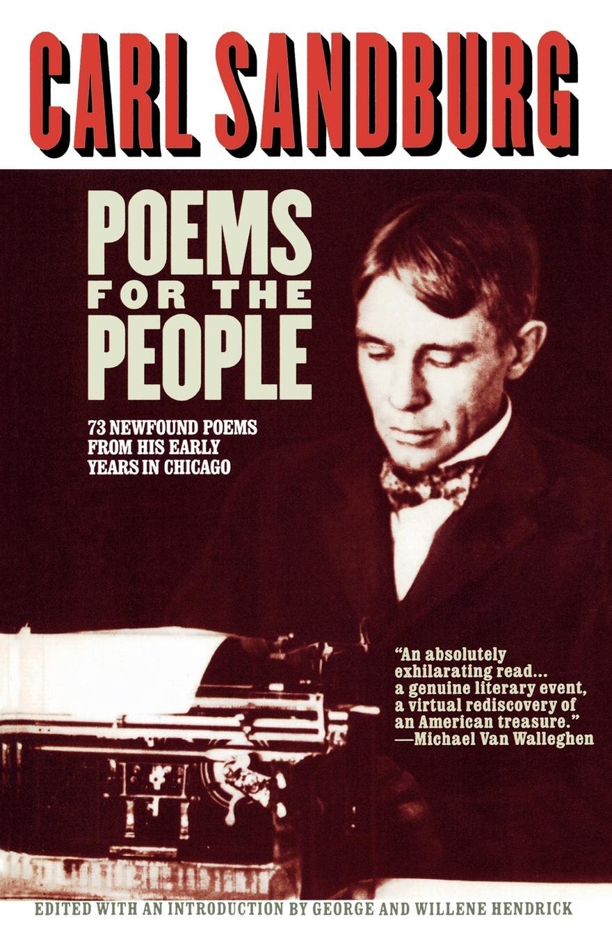 Cover: 9781566634038 | Poems for the People | Carl Sandburg | Taschenbuch | Paperback | 2001