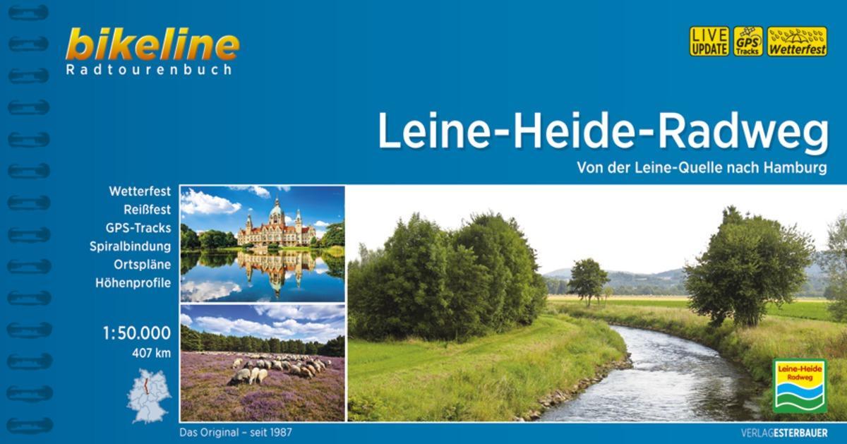Cover: 9783850008679 | Leine-Heide-Radweg | Esterbauer Verlag | Taschenbuch | Spiralbindung