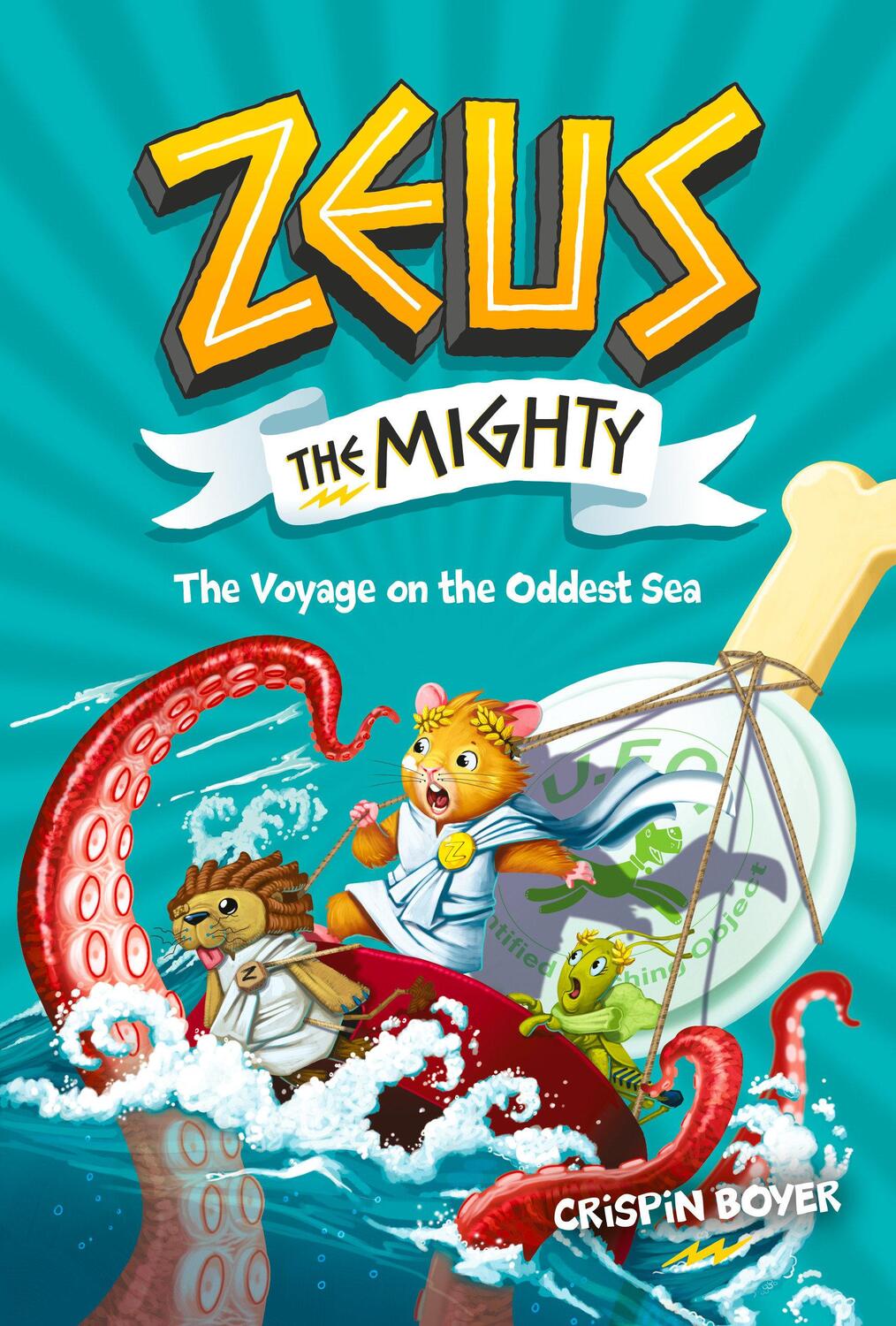 Cover: 9781426373510 | Zeus the Mighty: The Voyage on the Oddest Sea (Book 5) | Crispin Boyer