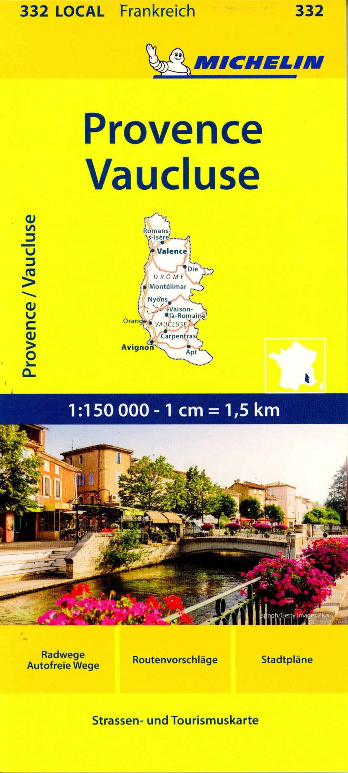 Cover: 9782067210530 | Michelin Provence - Vaucluse - Local 332 | Michelin | (Land-)Karte