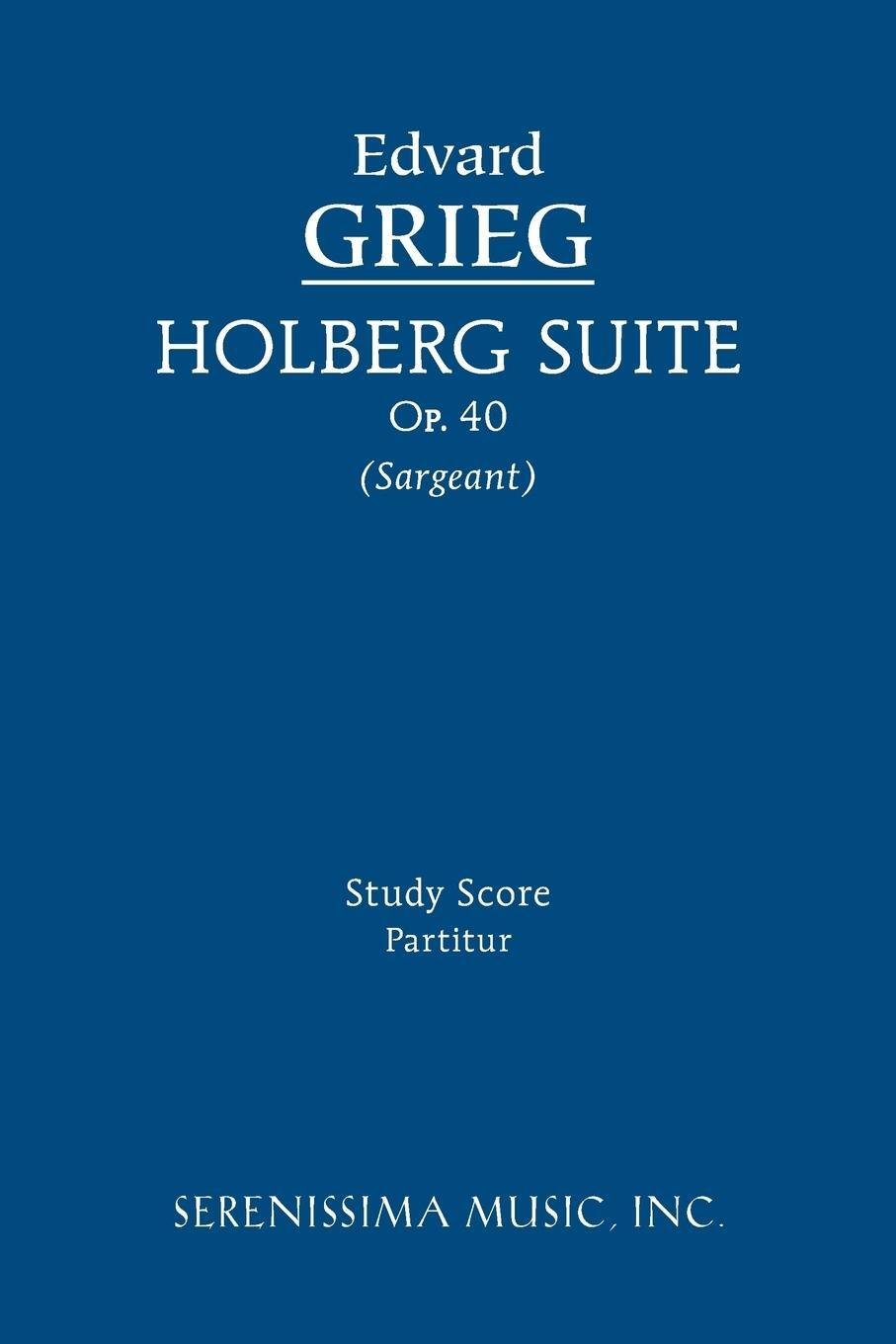 Cover: 9781608741526 | Holberg Suite, Op.40 | Study score | Edvard Grieg | Taschenbuch | 2015