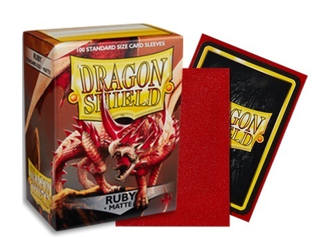 Cover: 5706569110376 | DS100 Matte - Ruby | DragonShield | ART11037 | Dragon Shield!