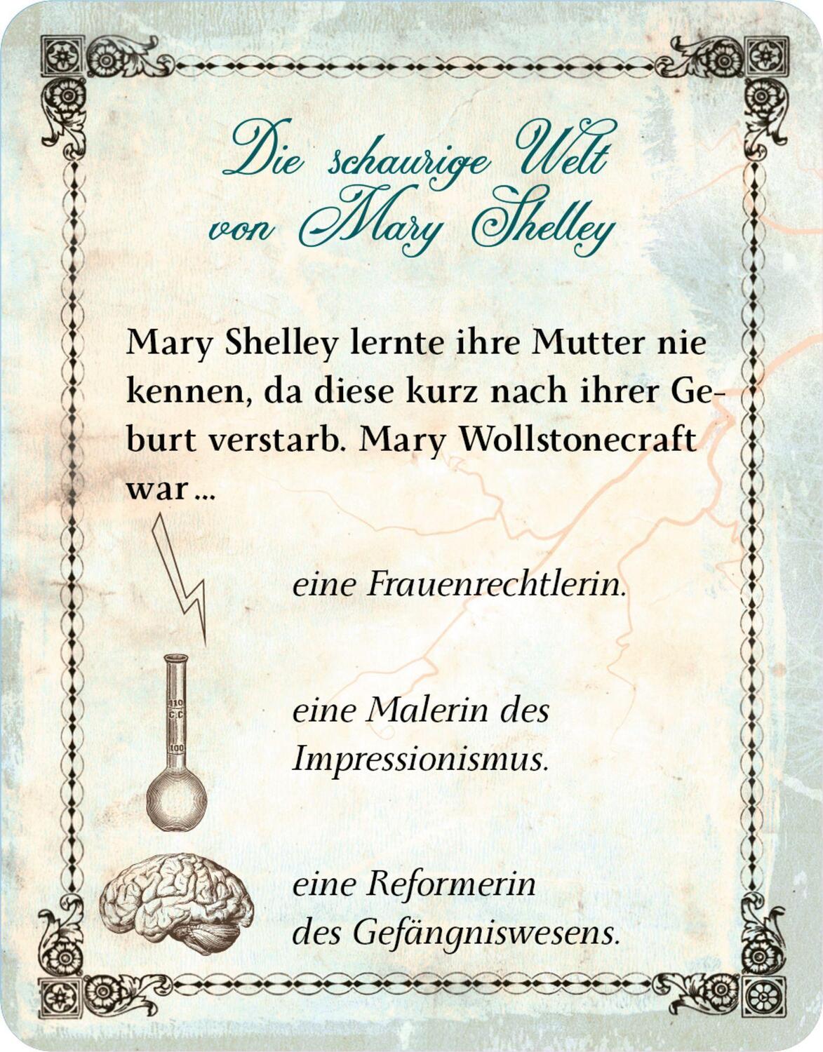 Bild: 9783649646167 | Mary Shelleys Frankenstein - Das Quiz | Taschenbuch | Schachtelspiel